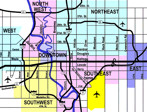Wichita Area Maps